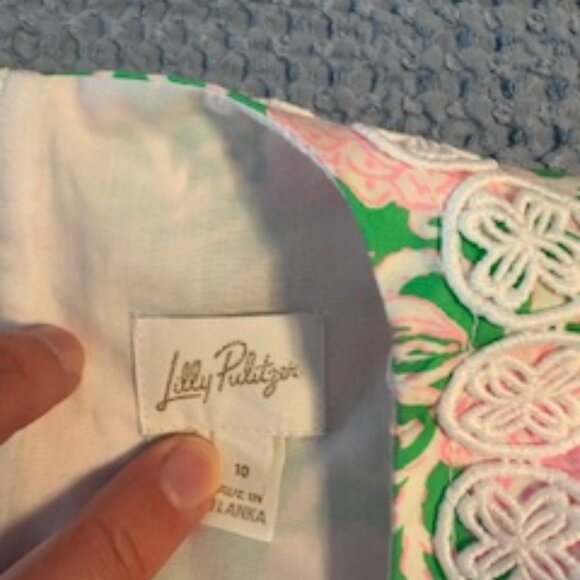 Girls Lilly Pulitzer Size 10 Shift Dress Pink - Picture 3 of 3
